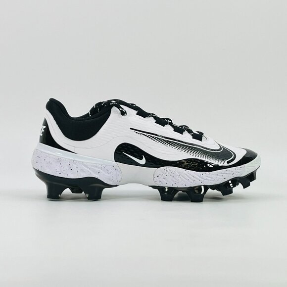 Nike Alpha Huarache Elite 4 Low MCS 'White Black' FD6255-108 Baseball size 8.5